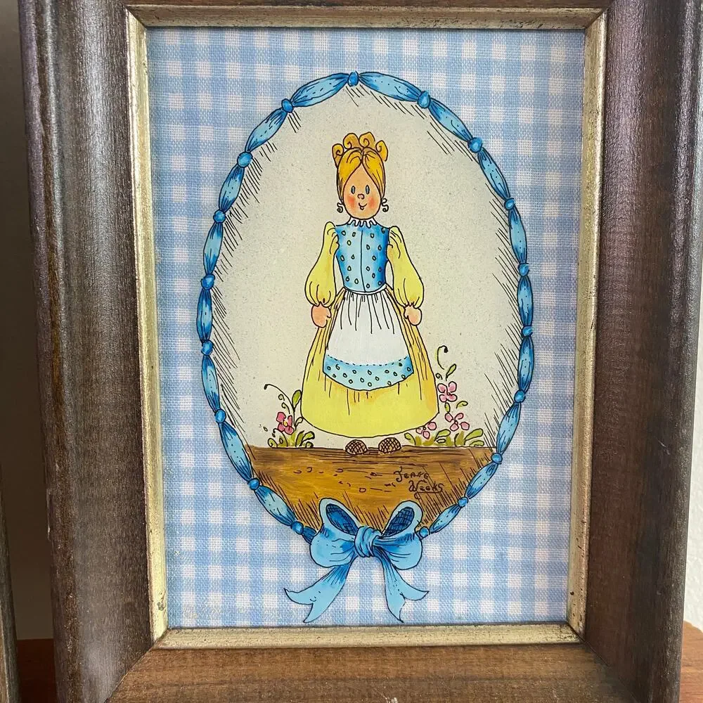 Vintage Swiss Cottagecore Framed Photos